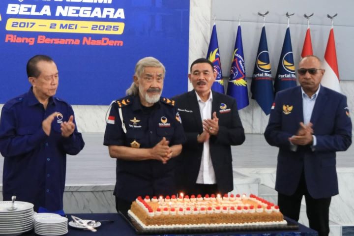 Perayaan Sewindu ABN NasDem. Dok. Metrotvnews/Vania Liu